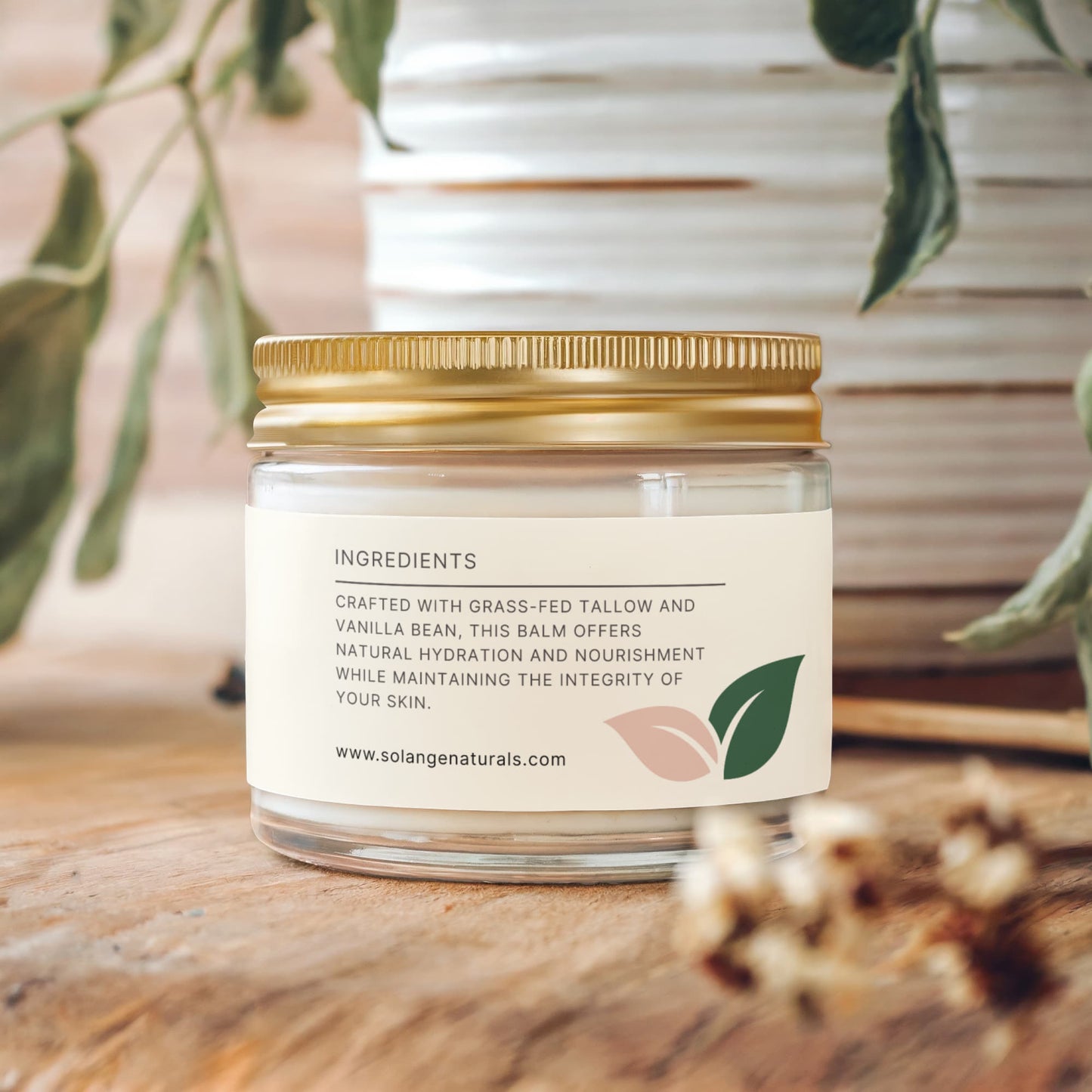 SolGlow™ Vanilla Tallow Balm