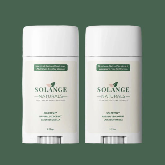 SolFresh™ Natural Deodorant Set – Aluminum-Free & Toxin-Free (2-Pack)
